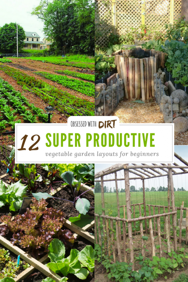 Designing the perfect vegetable garden layout isn’t easy. There are so many things to consider! Your vegetables will need a lot of sun, water, nutrients and loving care to grow. That's why we've created the ultimate list of the best 12 vegetable garden layouts and plans to help you grow a super productive vegetable garden. #thehappygardeninglife #homegarden #growyourownfood #epicgardening