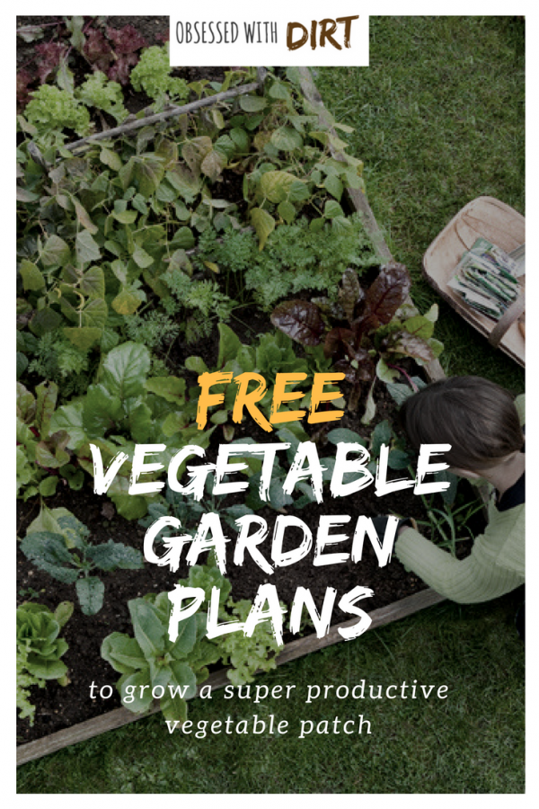 Four super easy vegetable garden layouts. There's one for every size garden with very clear instructions and a free vegetable garden planting plan too! If you're a beginner gardener looking for easy to follow garden layouts and plans then read and share this. #thehappygardeninglife #mygarden #epicgardening #growsomethinggreen