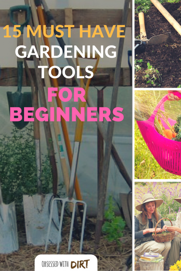 Tired of back breaking gardening chores? Then make sure you check out this essential gardening tool list for small organic gardens. Having the right gardening tools can save you hours of work and they'll make working in your garden a breeze! Save the pin and share it with fellow gardeners.