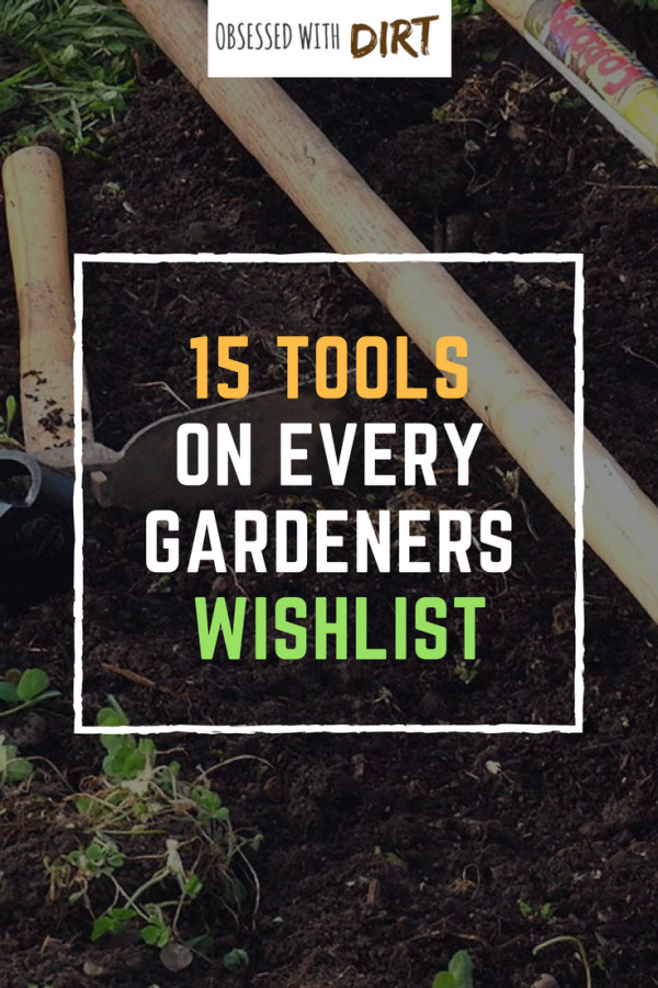 Tired of back breaking gardening chores? Then make sure you check out this essential gardening tool list for small organic gardens. Having the right gardening tools can save you hours of work and they'll make working in your garden a breeze! Save the pin and share it with fellow gardeners.