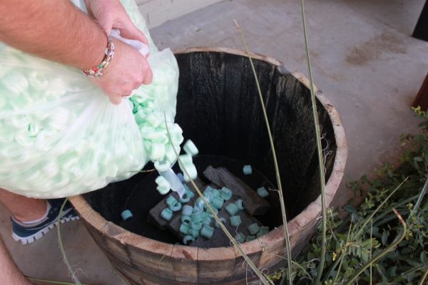 Packing Peanuts Pots