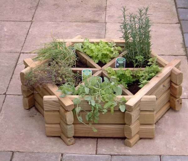 Herb Wheel Garden Planter