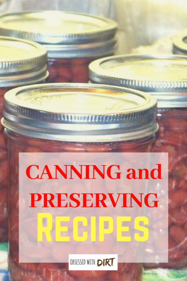 canning and preserving vegetable recipes